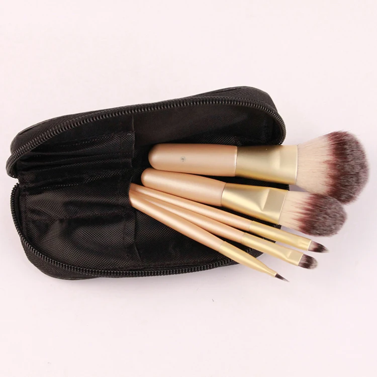 Promotional Products 5pcs Nylon Hair Custom Makeup Brush Cleaning Mini Makeup Brush Set