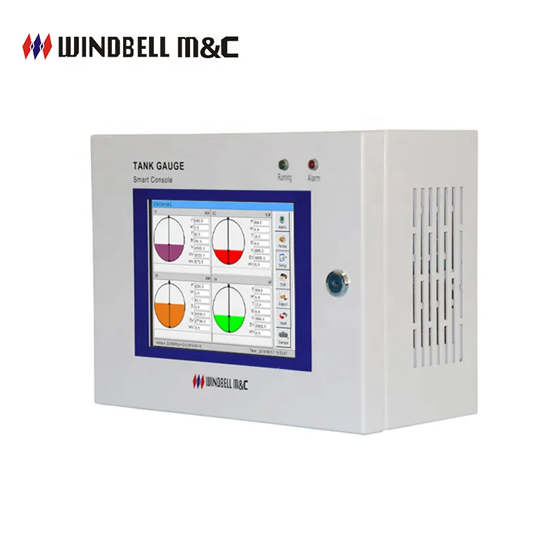 Fuel tank oil level gauge automatic tank gauge console for filling station tanks