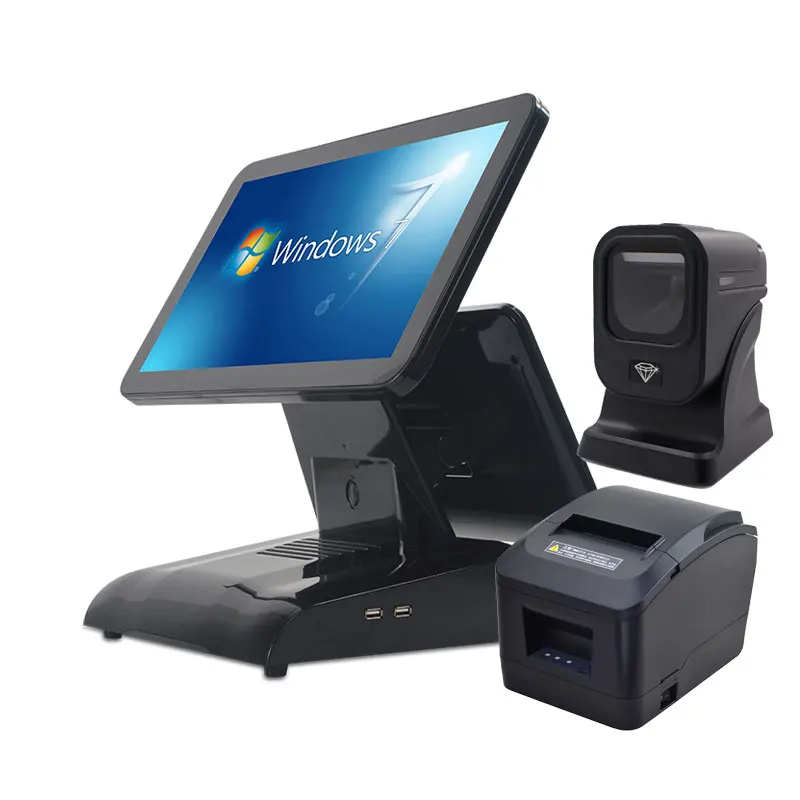 15' Complete touch screen pos system restaurant point of sale machine