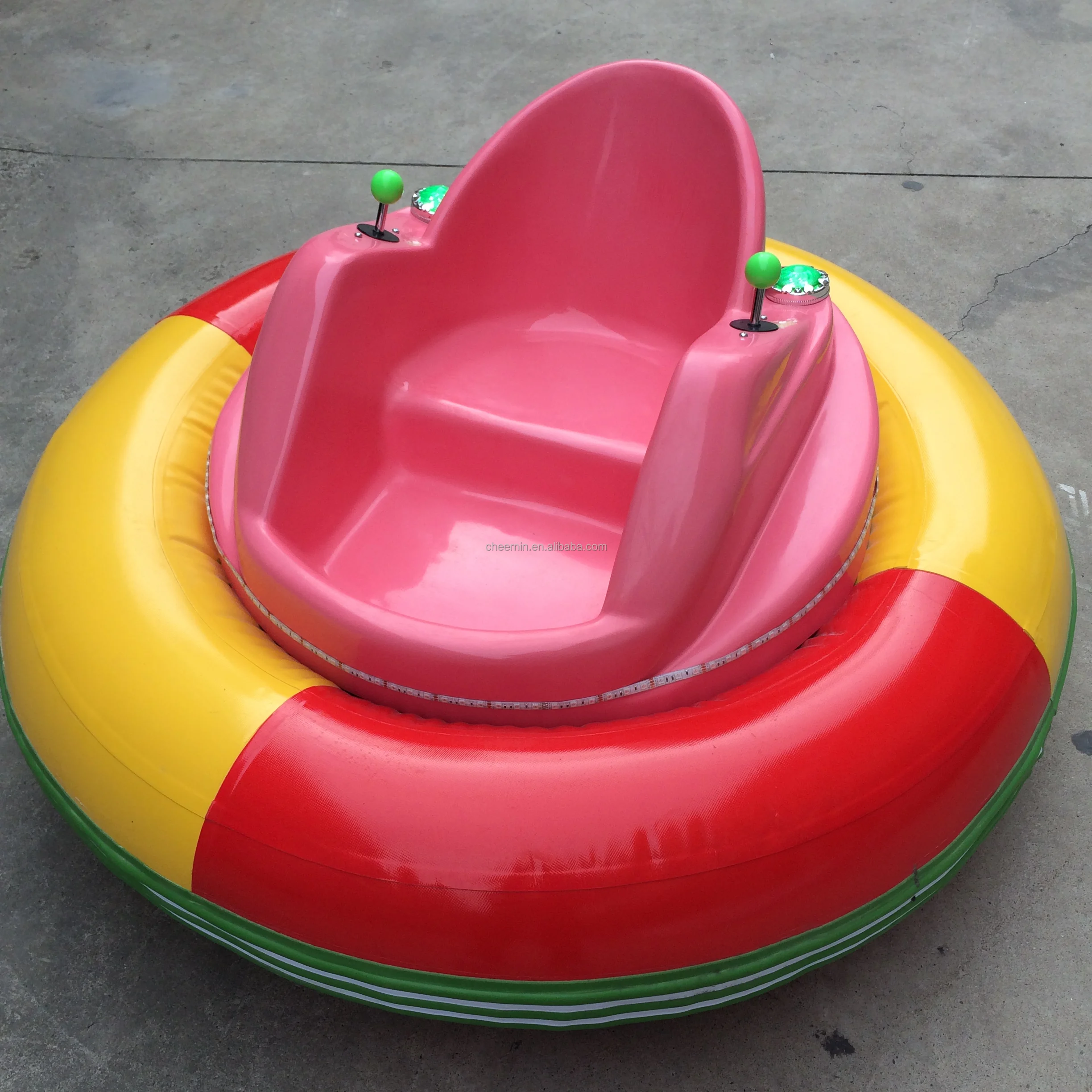 Kids Electric Ride On Cars Vehicle Toys 360 Spin battery inflatable Bumper Car