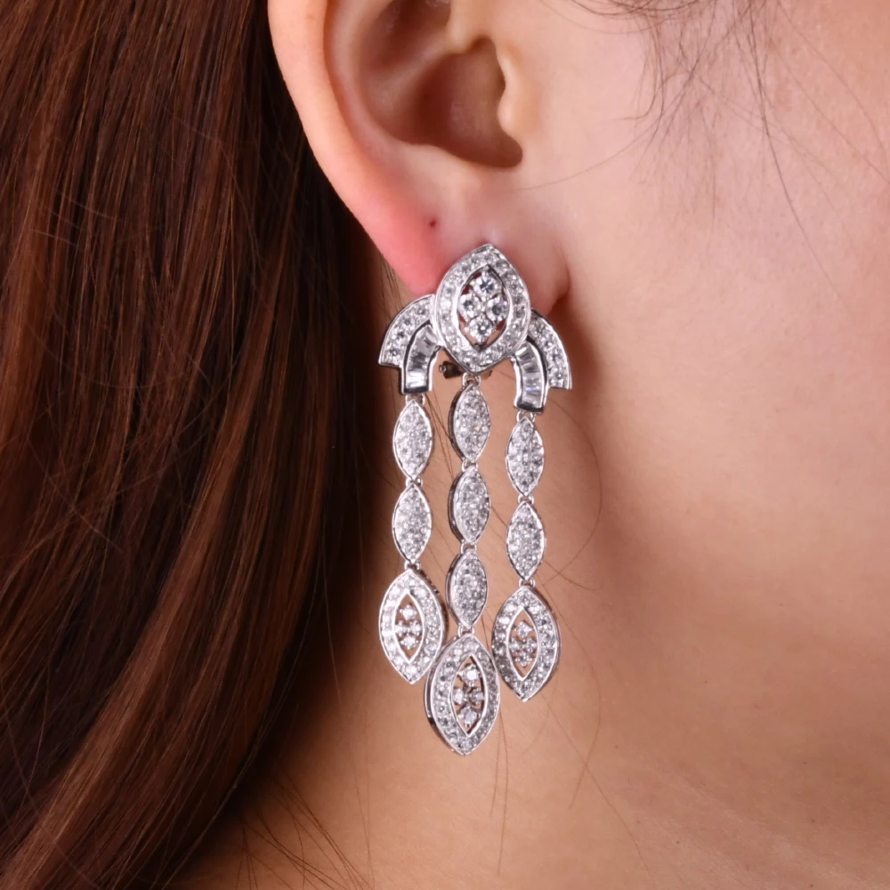 Никель и свинец бесплатная изготовление под заказ люстра Висячие Серьги