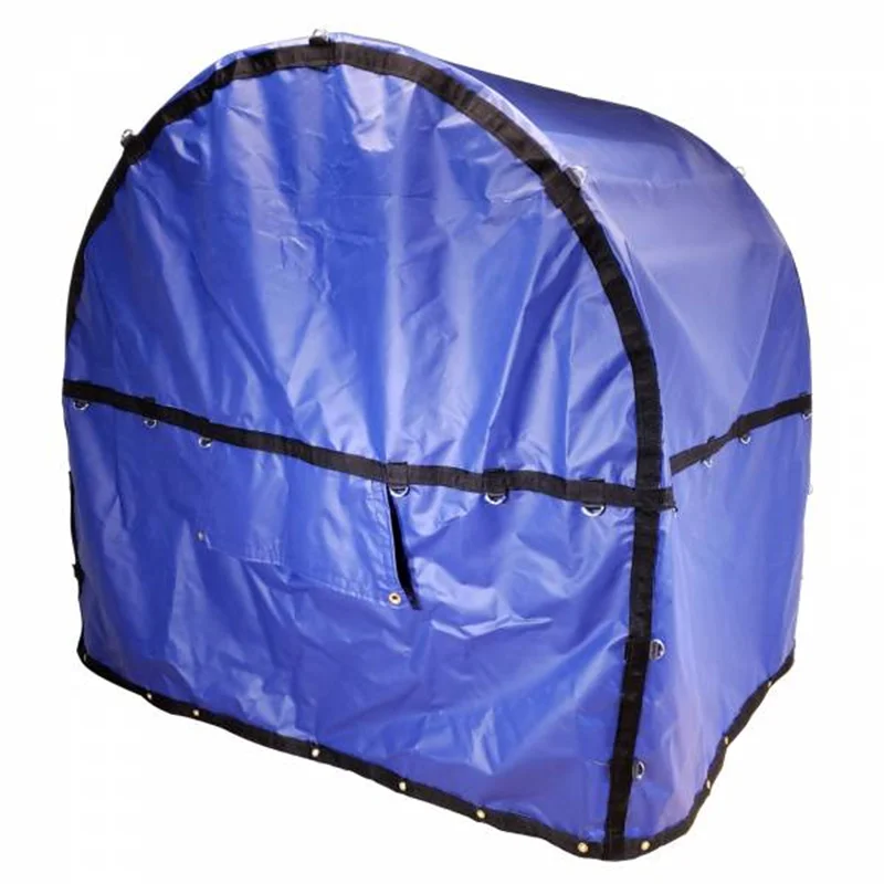 TZTY 18oz Black Vinyl Coil Cover Rolled Steel Aluminum Coils Coil Bag Flatbed Truck Trailer Trap Tarpaulin