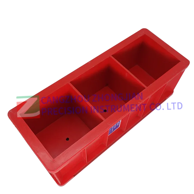 150*150*150mm red Glass fiber reinforced plastic Concrete Cube Test Mould Brick