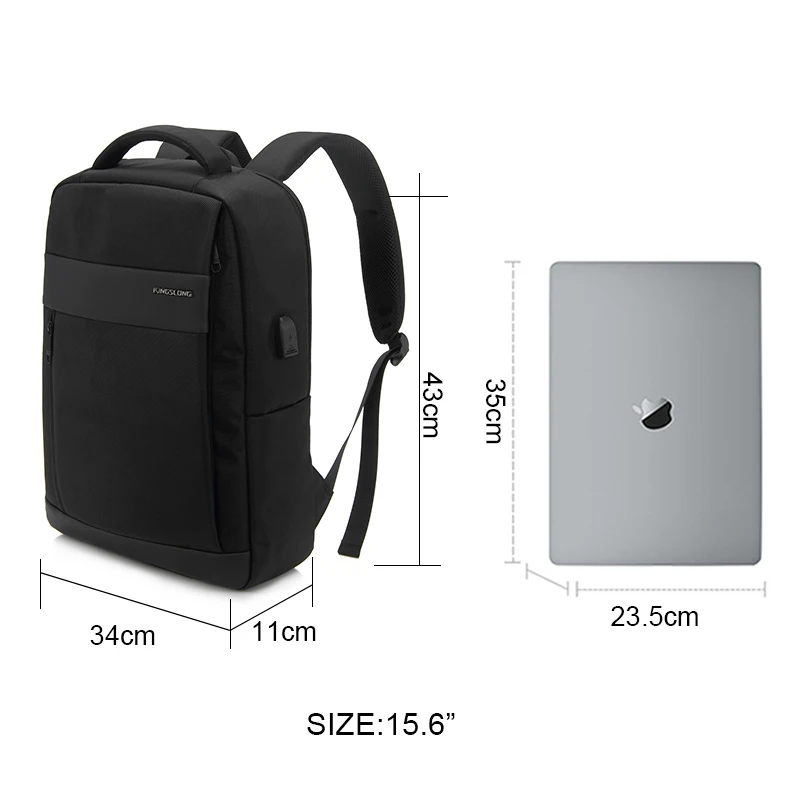 High cost performance unisex Laptop Backpack and anti theft logo large capacity waterproof business Laptop Backpack