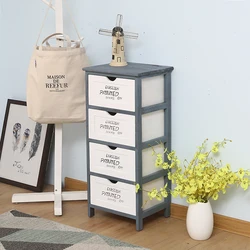 Branded original antique receiving cabinet home unfinished furniture corner cabinet European Chest of drawers