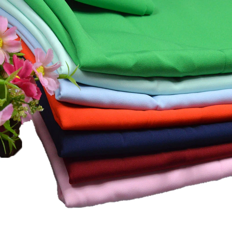  190t Four Side 100d Spandex Lining With Slub Flat Weave Polyester Stretch Taffeta Fabric For Evening Casual
