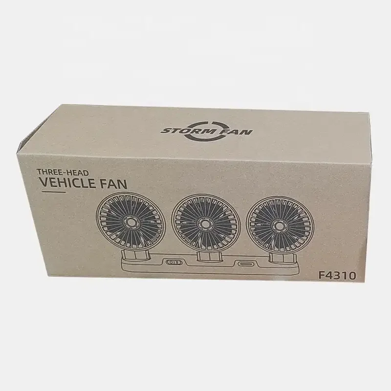 Car Three heads  fan 12/24V usb automotive ventilation fan blower Adjust the direction 360 degrees Silent turbofan Strong wind