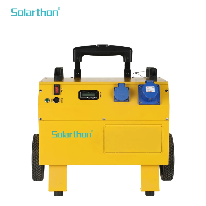 Solarthon 3000W Multi Charging Bank Portable Generator With Solar Panel Power Station