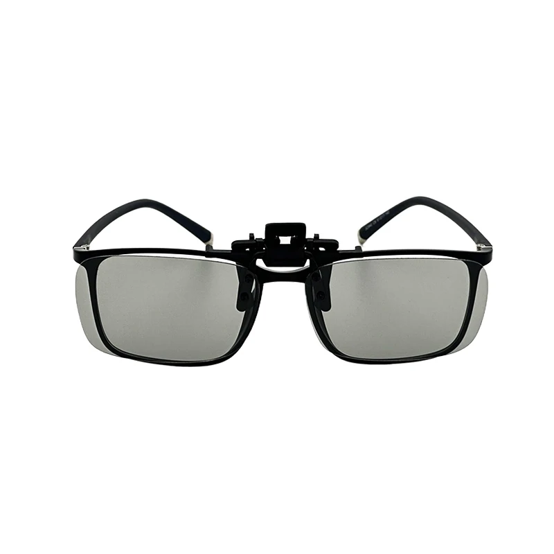 Wholesale Movie 3D Glasses Clip Folding Clip on Frame Glasses for Tv RealD IMAX Cinemas