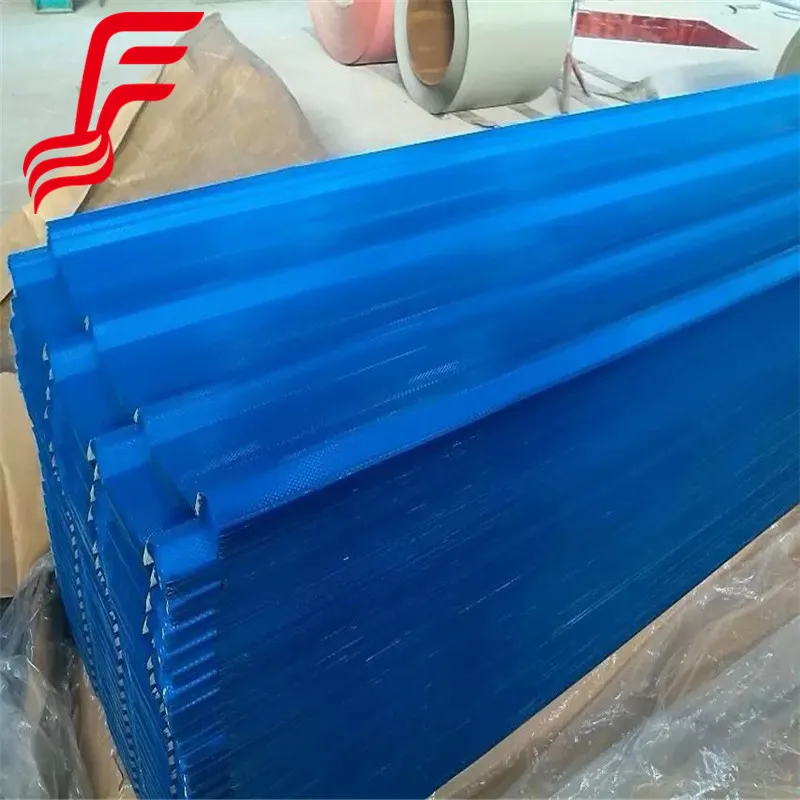 FRST! Colored PPGI Corrugated Zinc Roofing Sheet Price Per Ton Trapezoid Ppgi Roof Color Coated Roofing Sheet