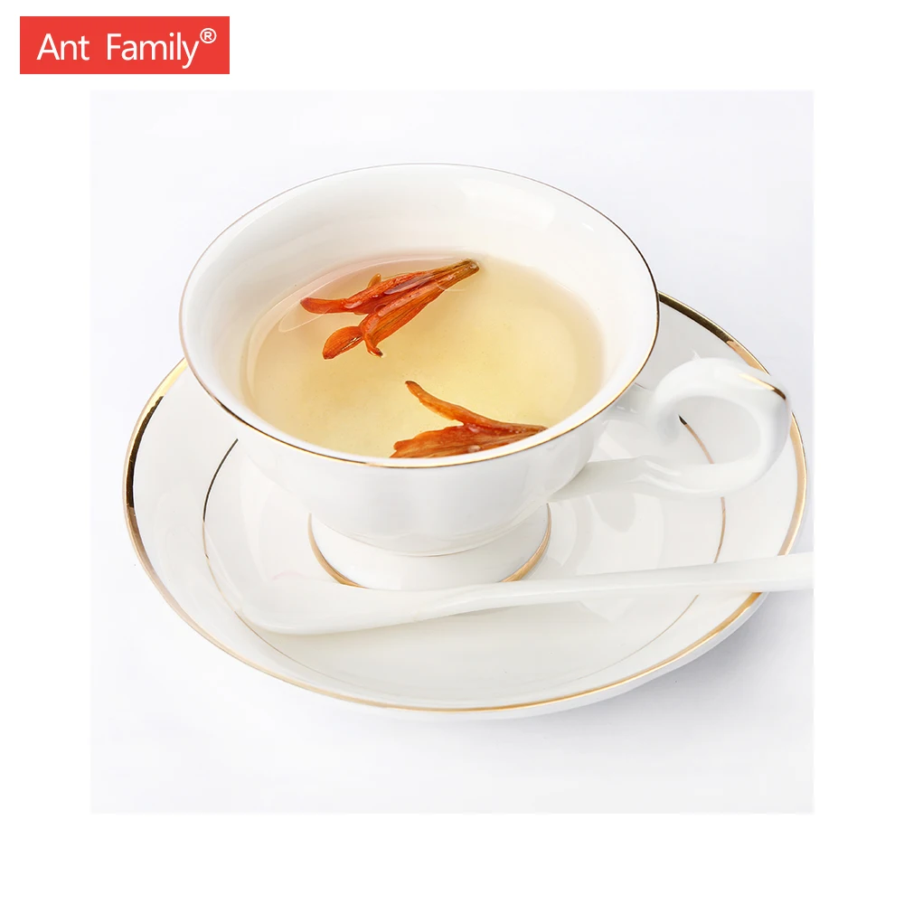 Chinese Herbal Tea Fragrant Natural Greenish Lily Flower Tea