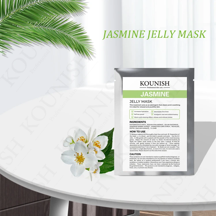
Beauty Korean 100%pure Natural Antioxidant Anti-wrinkle Facial Care Jasmine jelly powder mask 