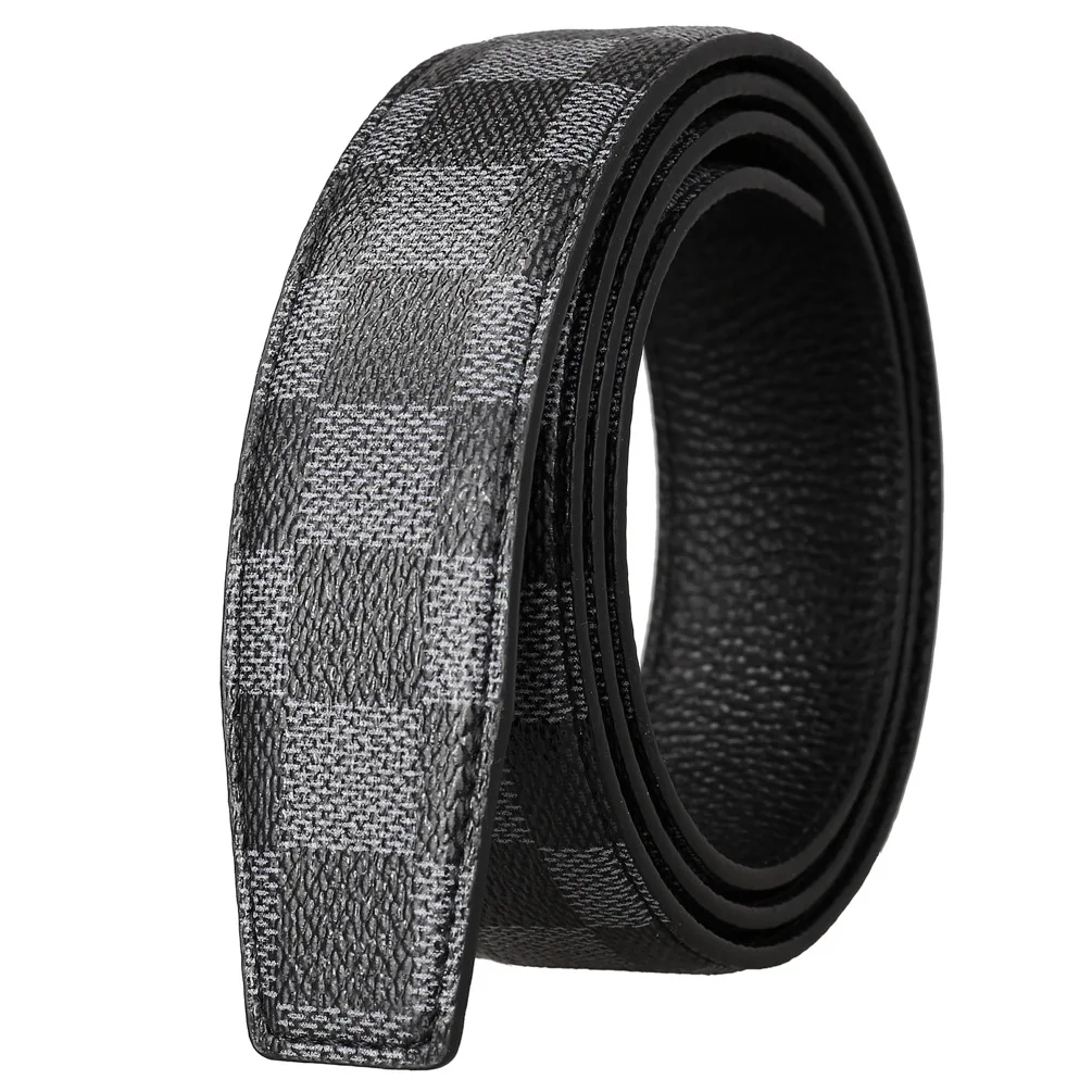 Hot Selling Luxury Designer Buckleless Belt Automatic Buckle belt Genuine Leather Belts for Men