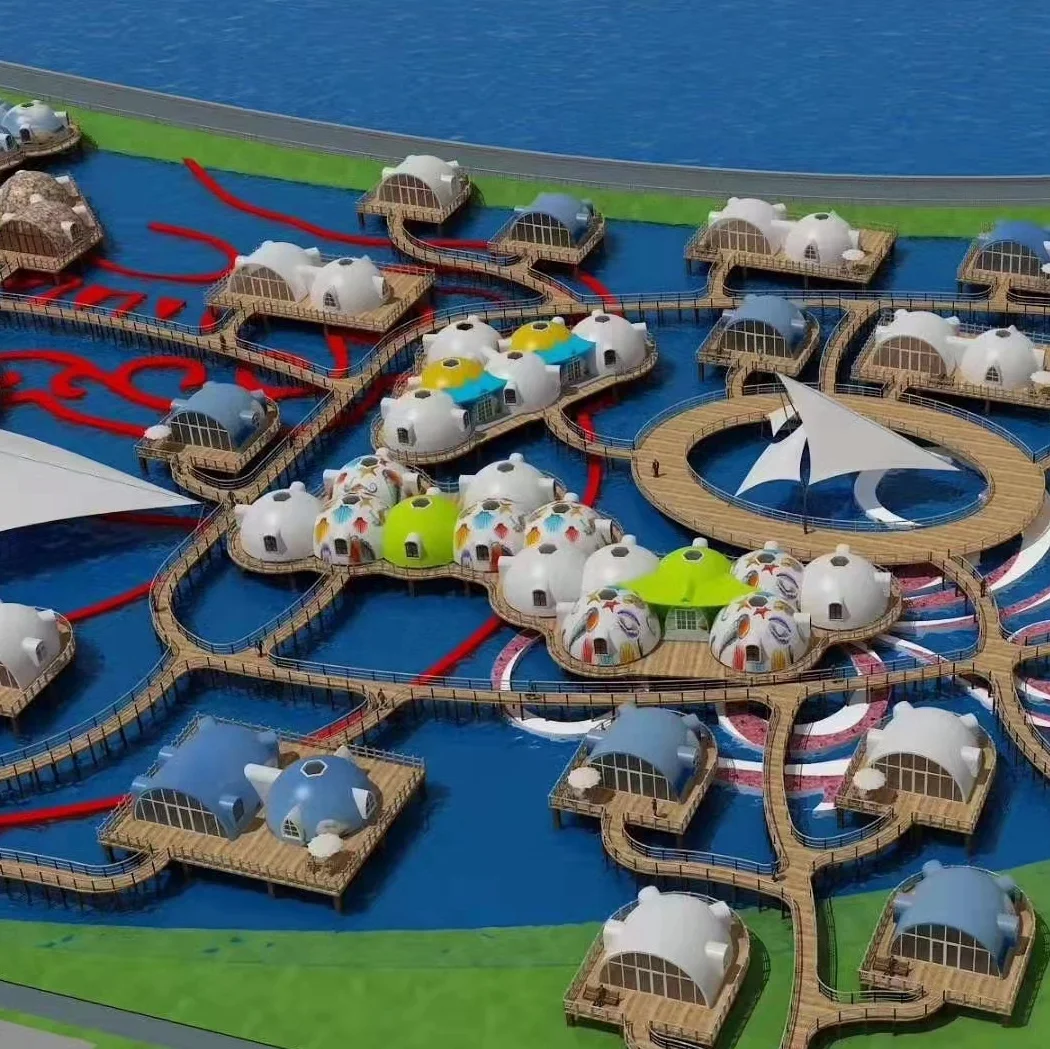 Factory Price White Down Farmhouse Sink Bounce Greenhouse Fan Long Life EPS Dome House