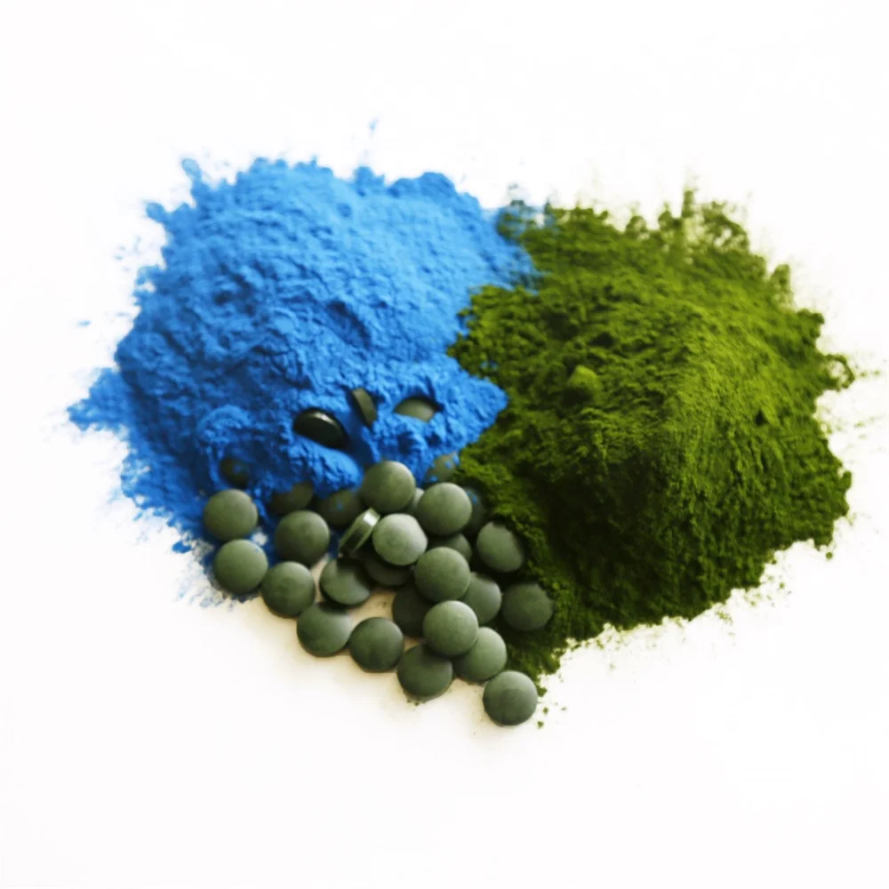 Hot Sale Halal Kosher Cerficited High Quality  Organic Chlorella Spirulina Powder