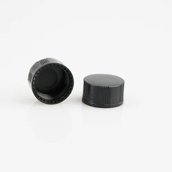 Plastic Screw Cap Wholesale Custom 15/415 15/400 Black or Cap Bottle Neck 15mm Size Dropper Cap Mason Jars Pump Plastic Lid