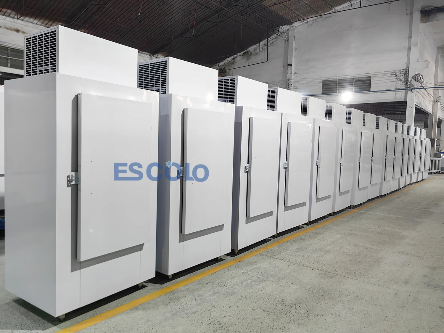 Foshan Ice Cube Machine Outdoor Ice With logo Air Cooler Anti Fog Freezer For Sale