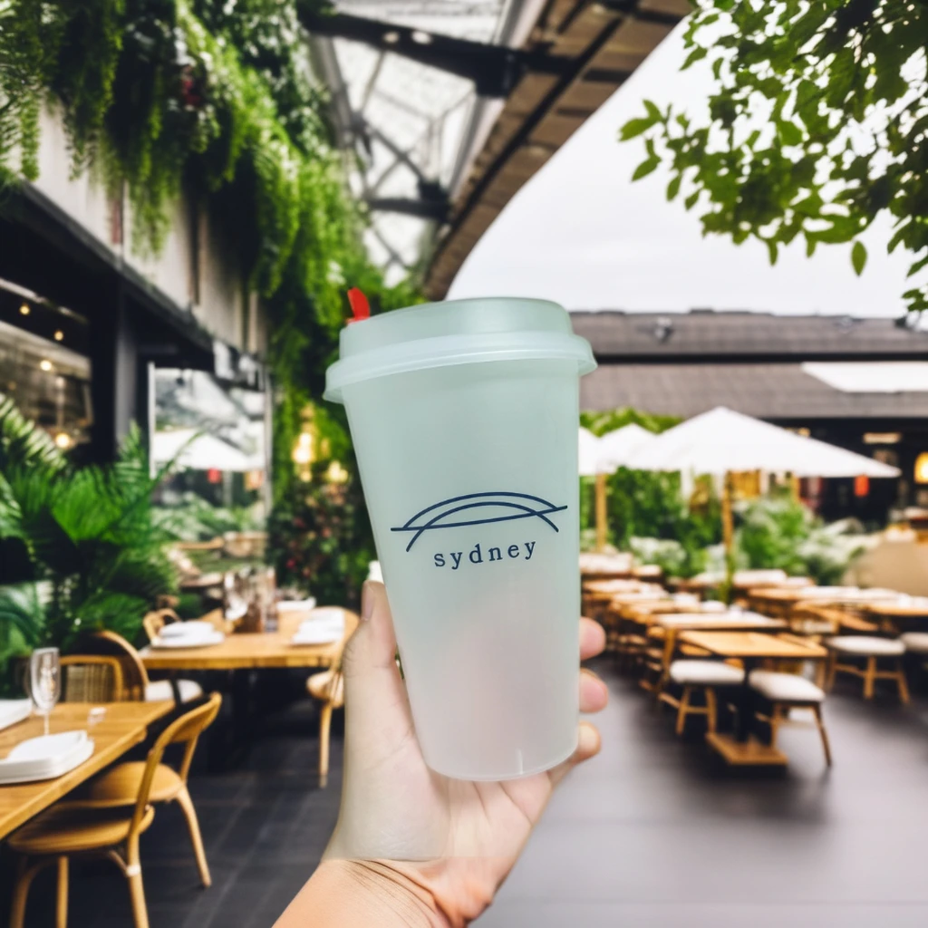 AT PACK Custom Disposable Reusable Bubble Tea Plastic Cups With Lids For Personalization With Logo 16oz 24oz Frosted PP Cups