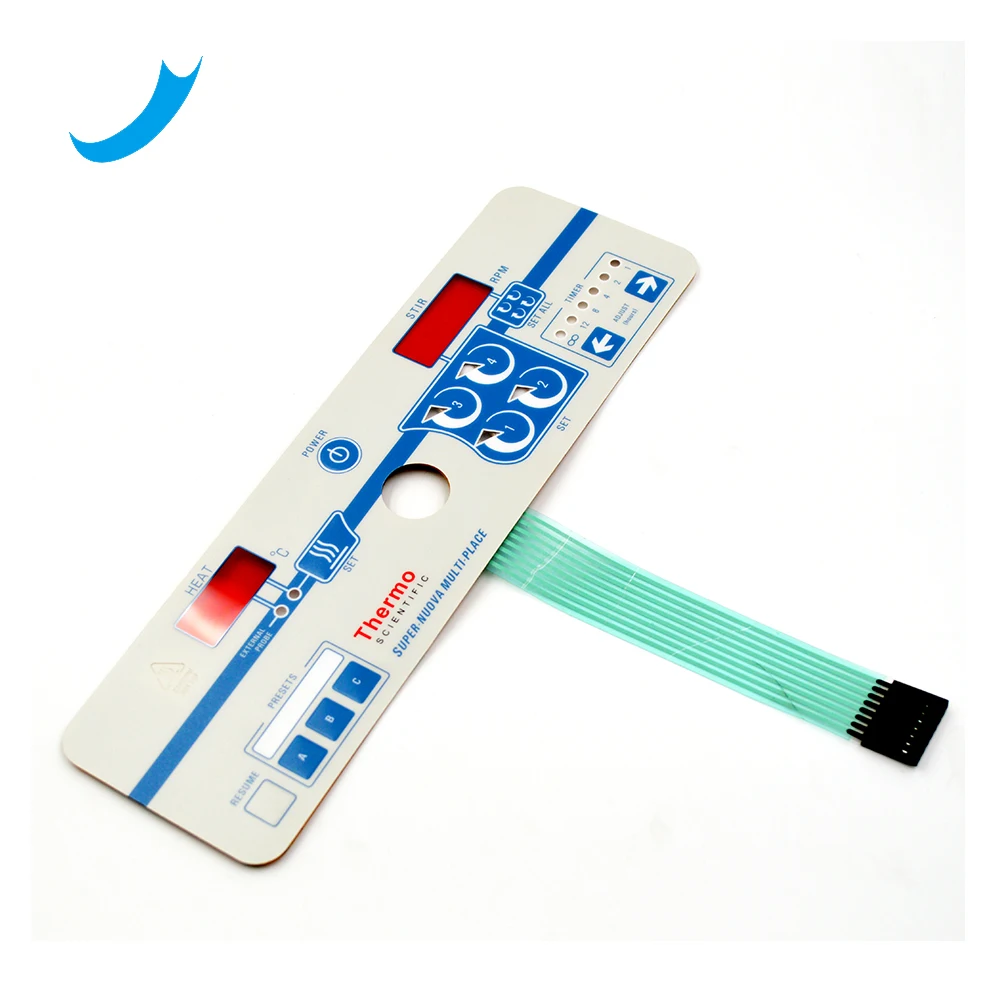 factory direct conductive membrane switch panel keypad waterproof