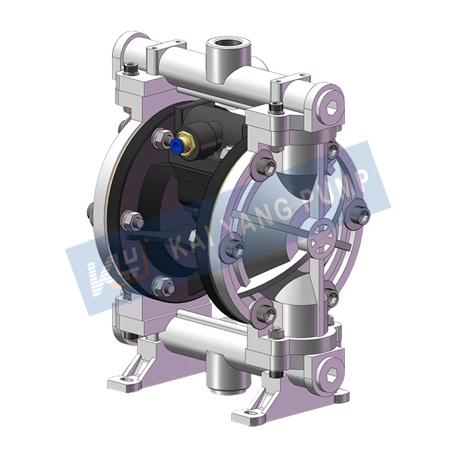 KY-10SS desalination small pneumatic PP acid chemical resistance diaphragm pump