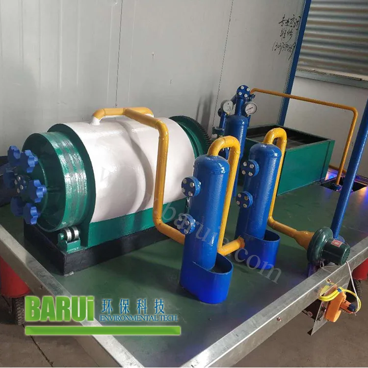oil sludge, aluminum plastic used oil collection recycling mini plastic pyrolysis to fuel oil