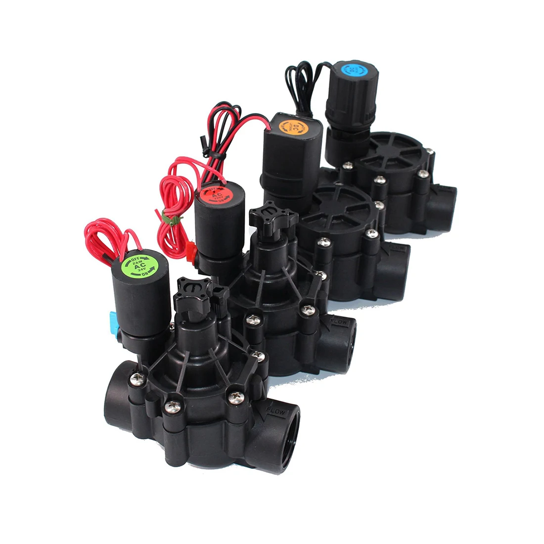 RDH101 1 дюйм NC ирригационный электромагнитный клапан 220 В 12 24 DC фиксатор системы капельного орошения для фермы