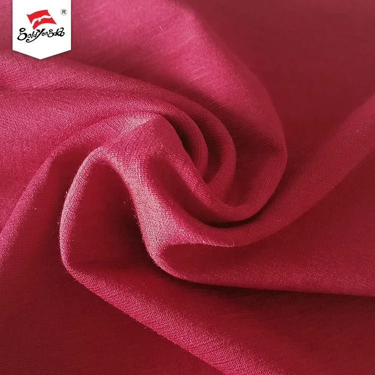 Good quality NR slub ponti roma poly rayon fabric