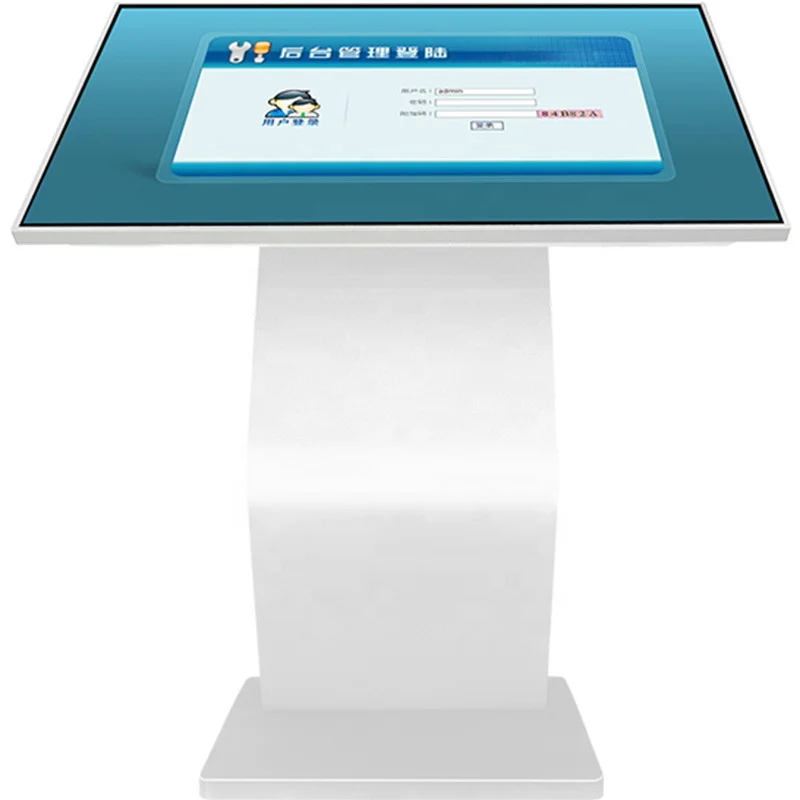 Factory Sale 43 55 65 inch Indoor Wayfinding 4K HD Floor Standing Touch Screen Self-service Interactive Kiosk for Mall
