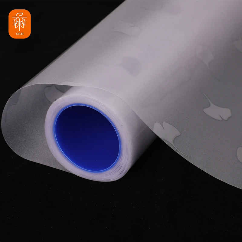 High Quality Factory Self Adhesive Stained  Printing  Sticker Decorative  Glass Window Film For Glass Door And Windows