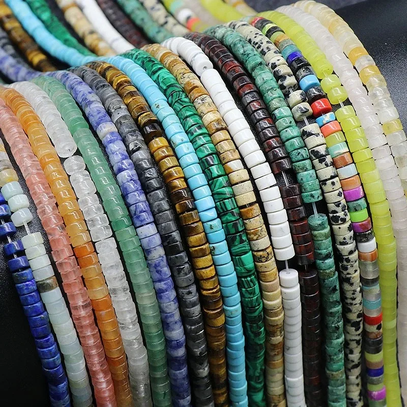Loose beads semi-finished jewelry production wholesale natural stone round loose beads crystal