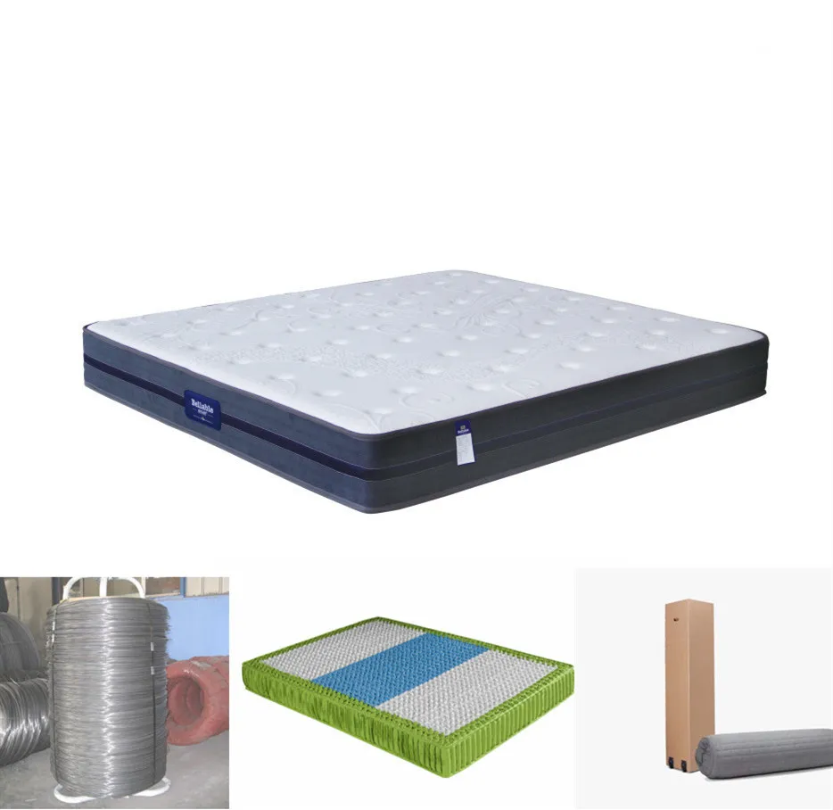 High quality Customized pocket spring memory foam  mattress bedding set for sleep hotel bedroom furniture pocket spring mattress