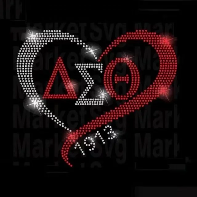 Best Sales Verified Crystal Hot Fix Crystal Sorority AE O Iron On 1913 applique Logo Rhinestone Transfer Motif