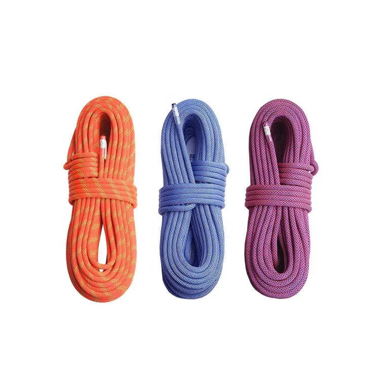 10mm 11mm nylon braided static climbing rope for rescue