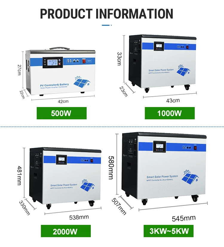 Anern 12v dc portable lifepo4 battery home solar power station 10000w