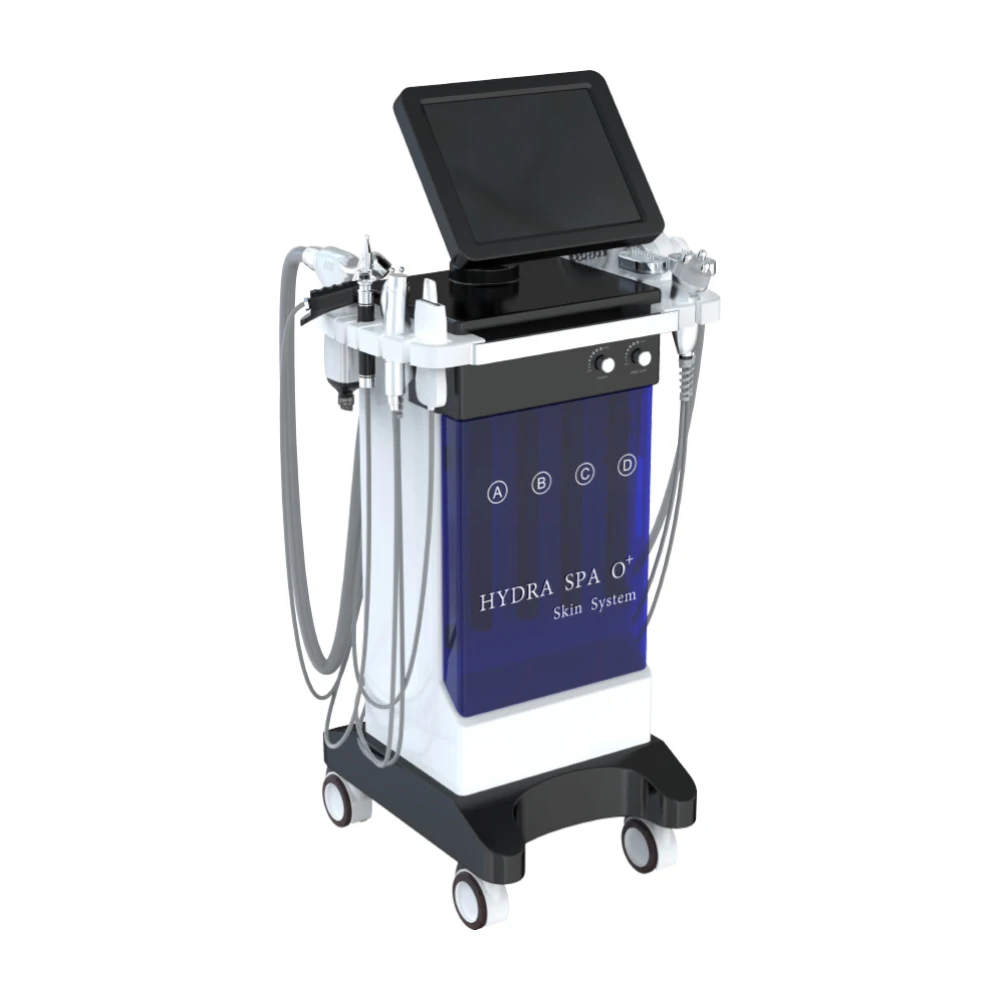 Mutil-function 10in1  facial beauty machine dembrasion RF for tripolar micro wave spray oxygen Deep cleaning