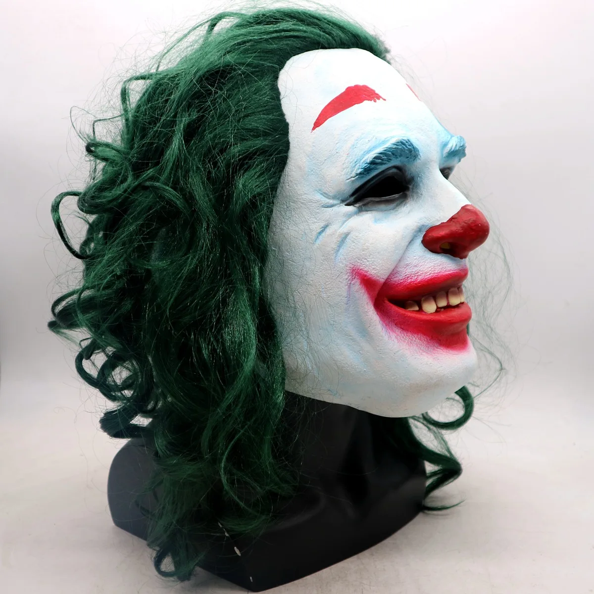 
Joker Clown Mask Halloween Black and White Clown Mask Spoof Horror Ball Performance Costume 