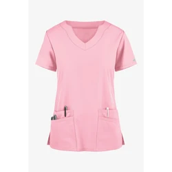 Medical Uniforms Custom Fit Frosted Soft With 4 Pockets Hospital Nursing Uniform