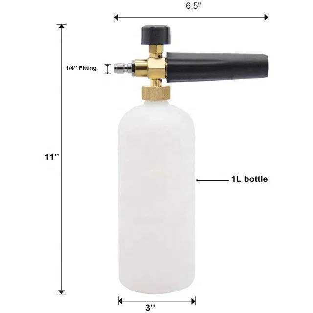 High Pressure Hose End Sprayer Car Wash Foam Blaster Nozzle Spray Bottle