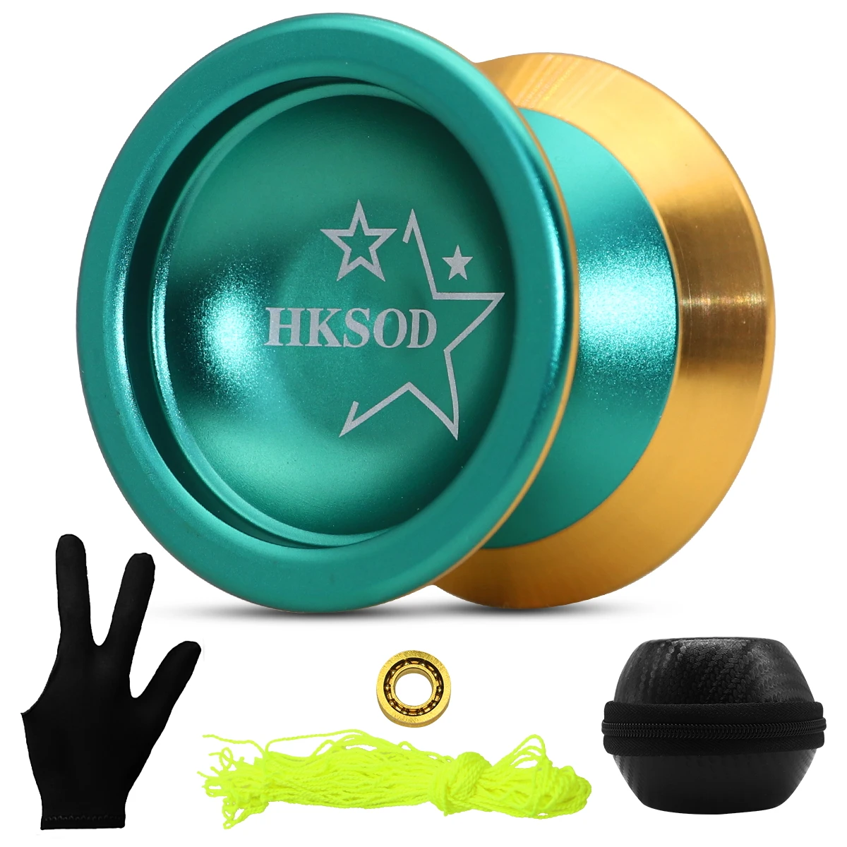 Aluminum Alloy Yoyo Unresponsive YoYo Ball Competitive Spin Yo-yo Ball for Yoyo Professional Advanced Players