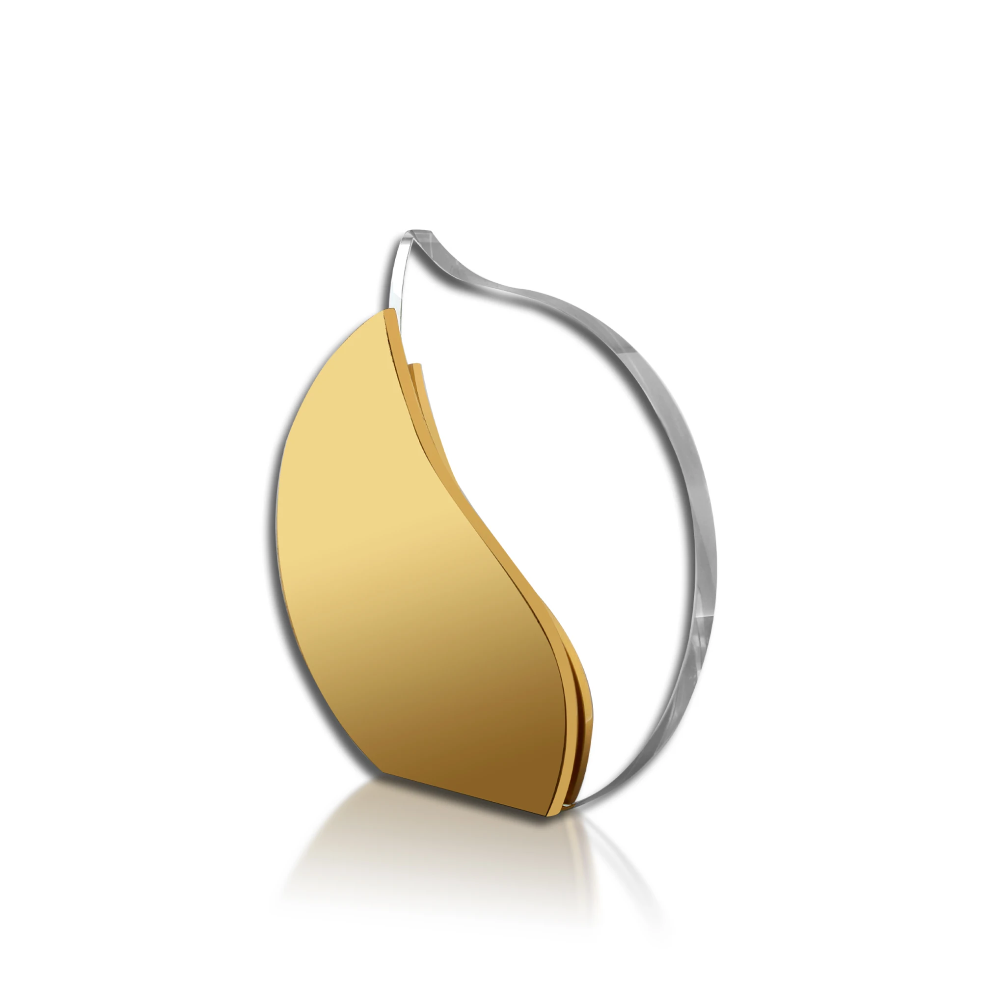 Прозрачная табличка на заказ пустая K9, кристаллическая и металлическая Корпоративная награда