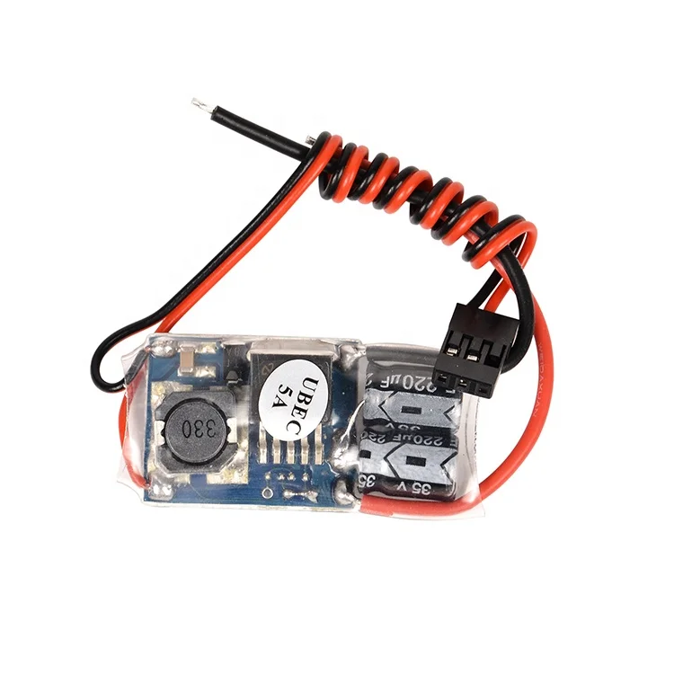 FPV RC UBEC BEC 5V 3A 5A 7A 5V/3A/5A/7A Lowest RF Noise BEC Full Shielding Antijamming Switching Regulator