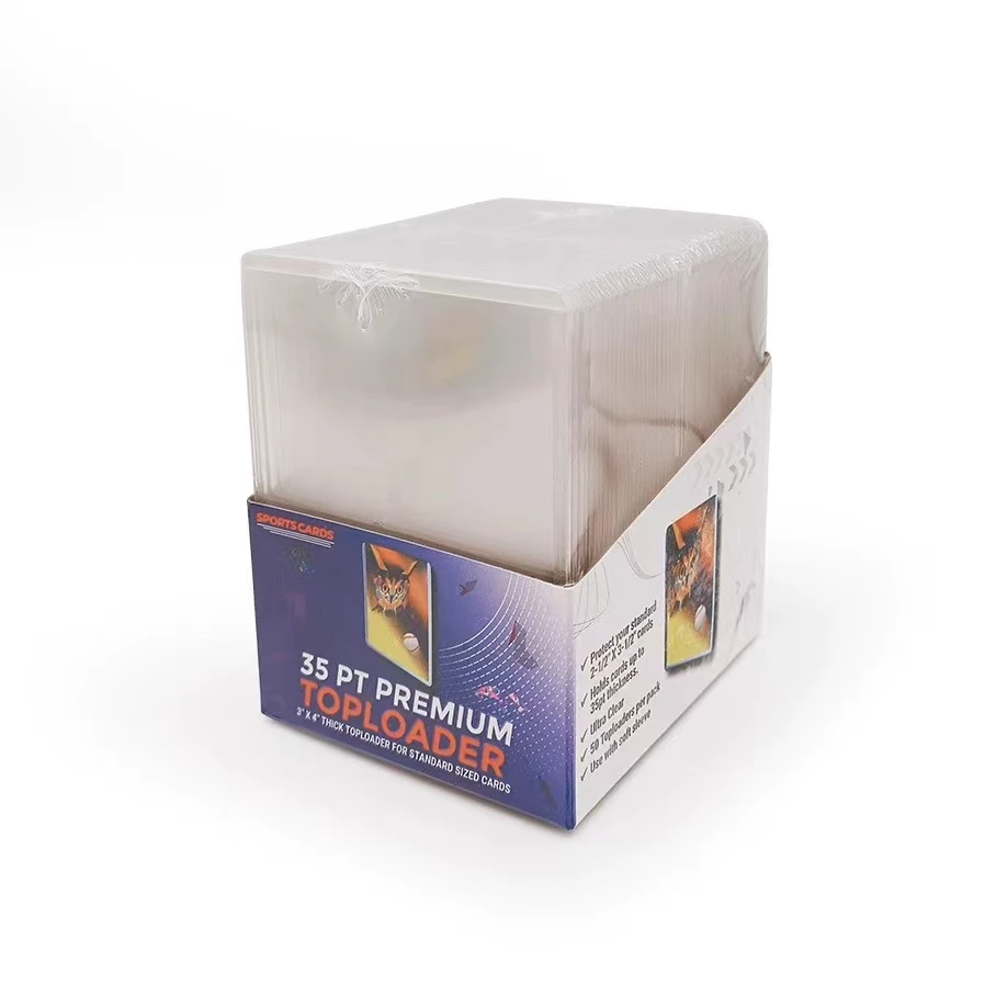 Wholesale of Double sided Transparent PVC35PT Hard Adhesive Game Card Set Wanzhi Game Wang Aido Idol Hard Card Set