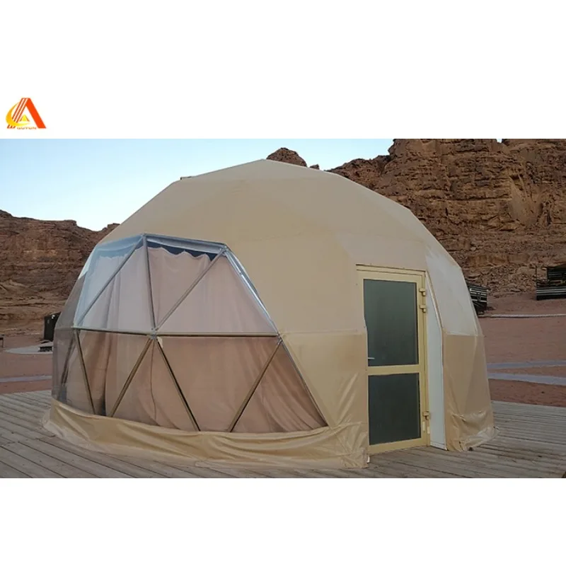 Trade Show Tent 5m 6m 7m 8m geodesic dome camping tent hotel luxury dome house for sale