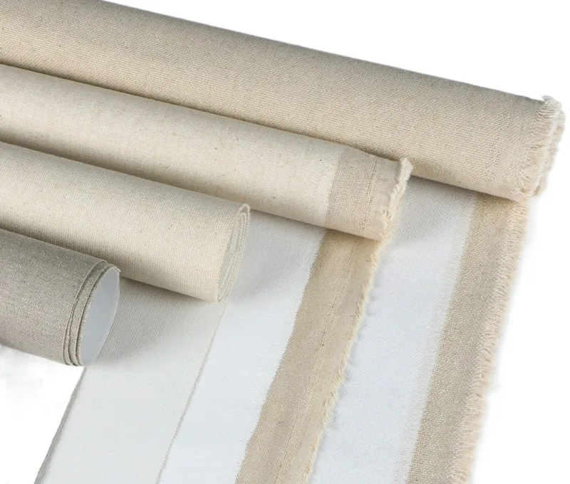 Хорошее качество, текстура грубого зерна, г/м2, рулон холста из хлопка и льна для изобразительного искусства