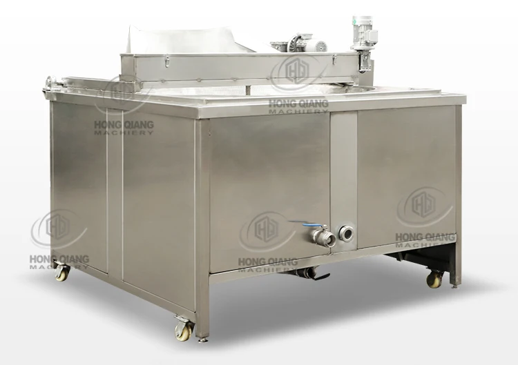 Hongqiang Potato Chips Donut Electric Deep Fryer Making Machine Automatic Food Frying Gas Continuous Frier Machine