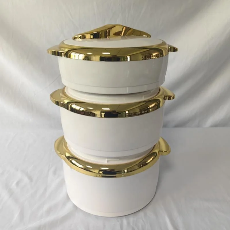 Wholesale large capacity food thermo container 3 Pcs 1.5L 2L 2.5L Thermal Insulated Hot Pot Food Warmer Set