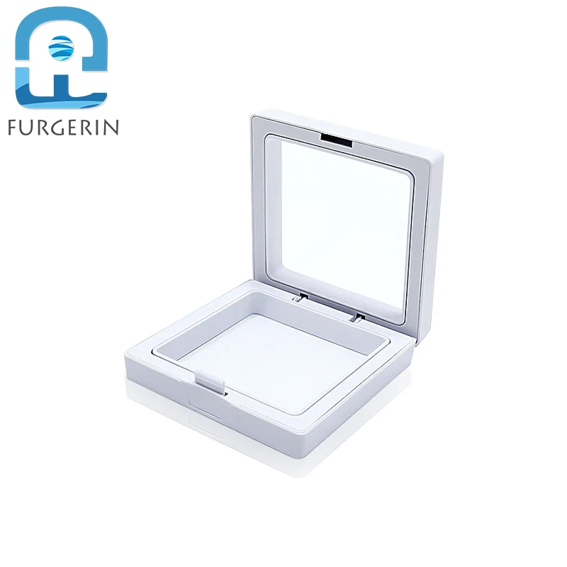 Suspended packaging jewelry transparent box earrings bracelet ring necklace anti oxidation storage jewelry box