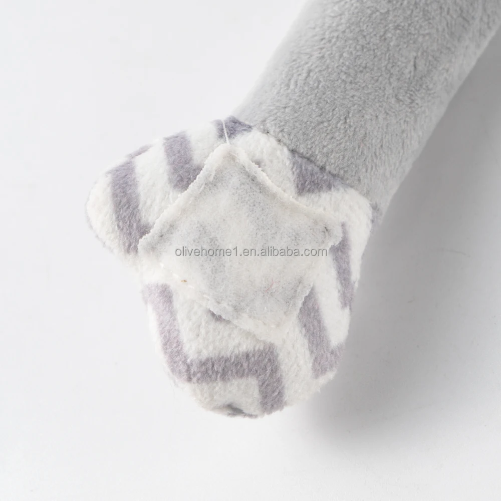 Bear Blankey Hugger Set Embroidery Bear White Throw Baby Blanket for small trolley