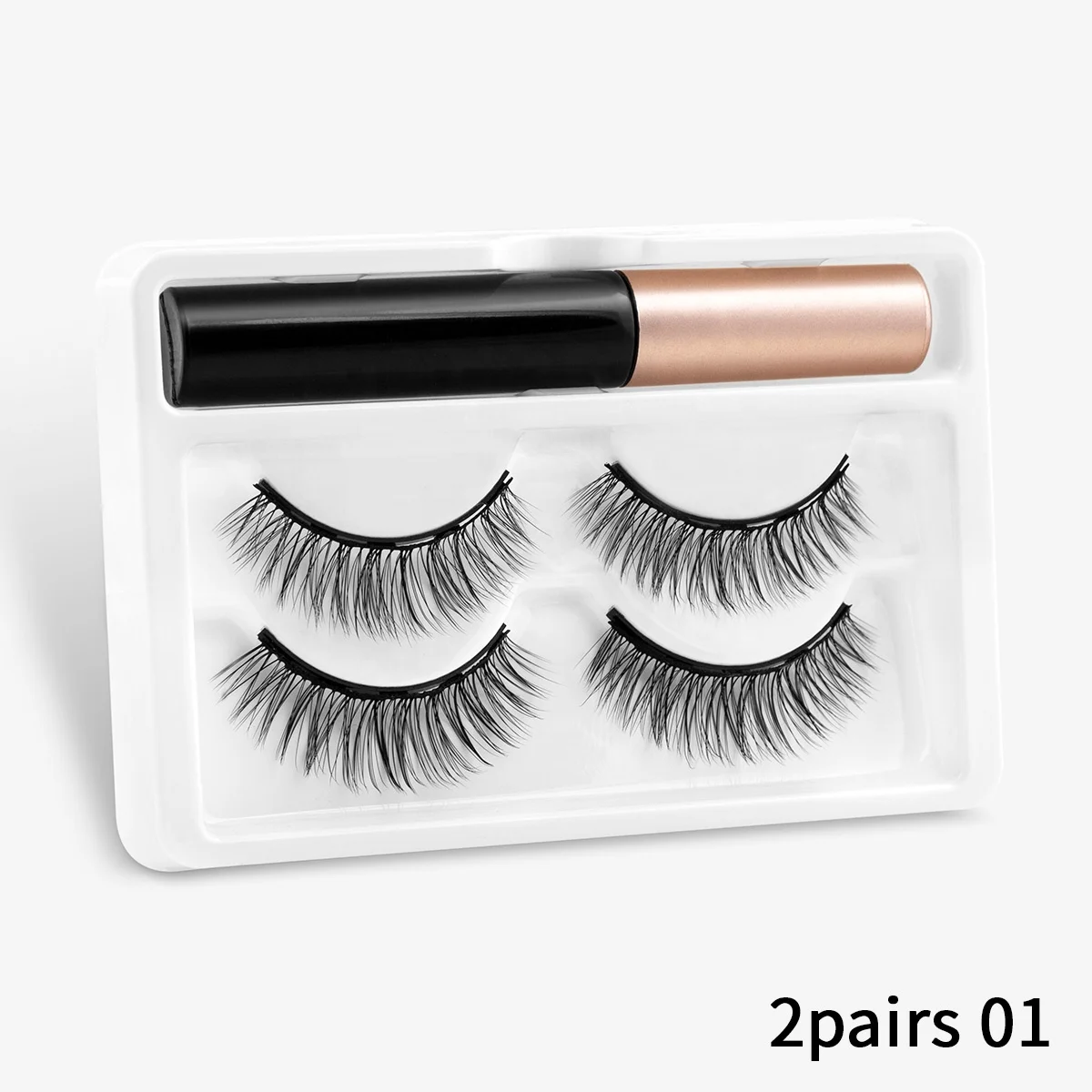 
3D Mink Eyeliner Short Lasting Handmade Lashes Makeup Tool Magnetic Eyelashes 