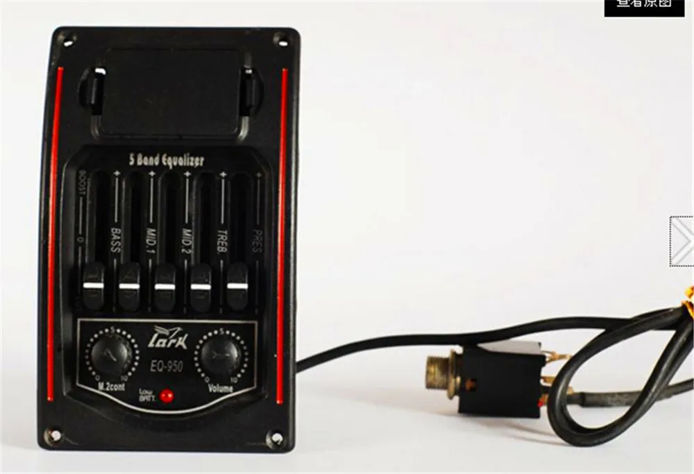 Factory wholesales Guitar EQ pickup AK-5TN 5-segment guitar pickup 5-segment electric box pickup equalizer